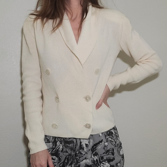 Vintage Calvin Klein Mercerized Cotton Sweater - Picture 2 of 11